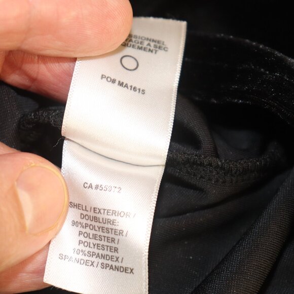 Laundry By Shelli Segal Black Velvet Shirt Size Small - Picture 9 of 11